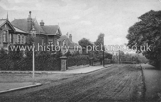 Station Road, Epping. Essex. c.1907.